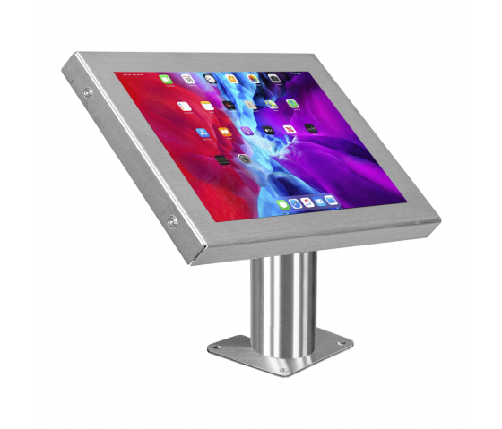 Tablet wall holder Securo XL for 13-16 inch tablets - stainless steel