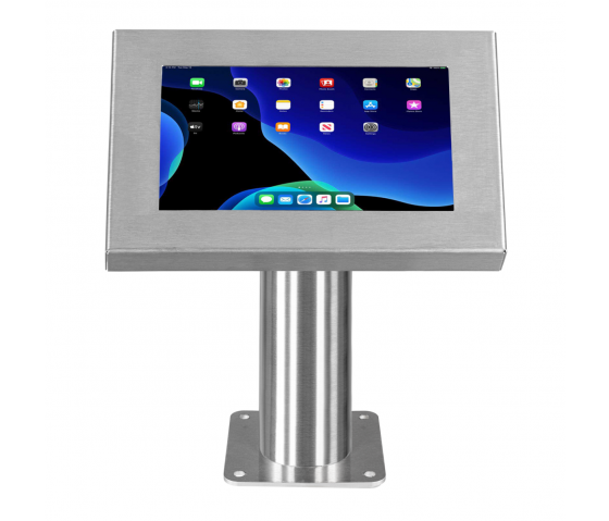 Tablet desk mount Securo S for 7-8 inch tablets - stainless steel