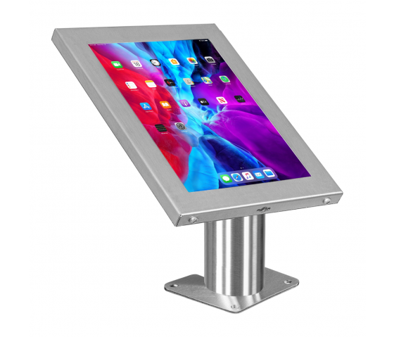 Tablet desk mount Securo XL for 13-16 inch tablets - stainless steel