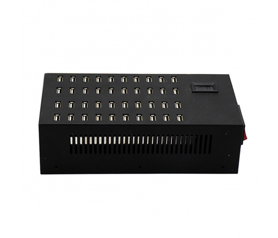 Concentrador de carga de sobremesa de 40 puertos USB-A 8,5 W - Indicadores LED