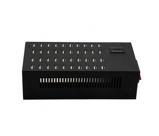 40 Ports USB-A 8,5W Desktop-Ladehub - LED-Anzeigen