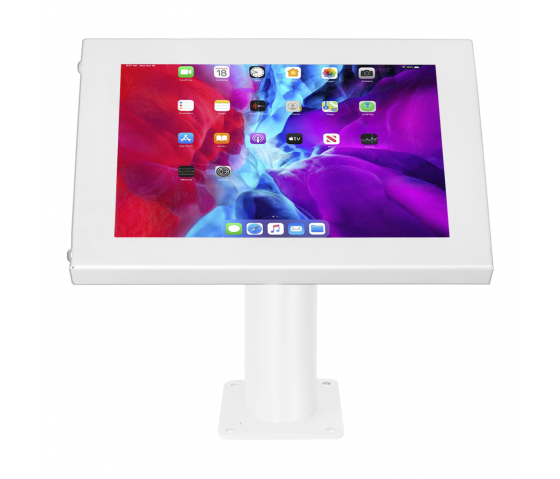 Soporte de mesa fijo para tablets Securo XL para tablets de 13-16 pulgadas - blanco