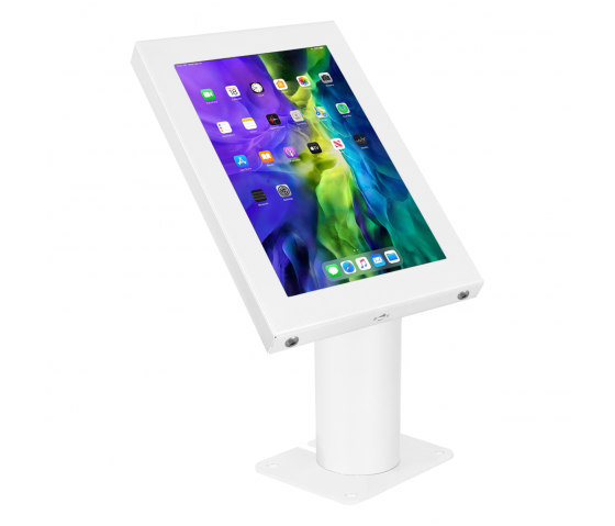 Tablet-bordholder Securo M til 9-11 tommer tablets - hvid