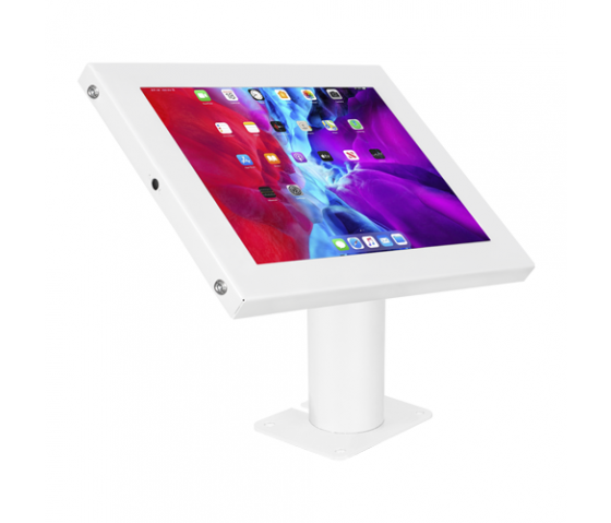 Soporte de mesa fijo para tablets Securo XL para tablets de 13-16 pulgadas - blanco