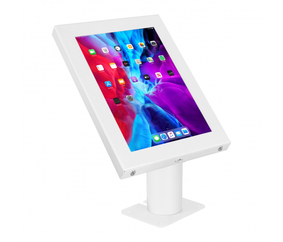 Soporte de mesa fijo para tablets Securo XL para tablets de 13-16 pulgadas - blanco