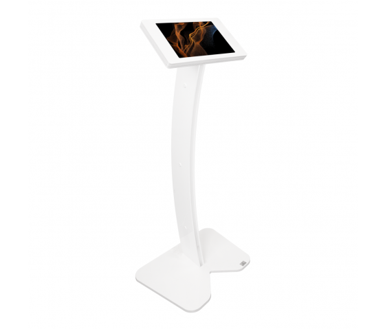 Soporte de suelo para tablet Fino Curved LED Samsung Galaxy Tab A9+ 11 pulgadas 2023 - blanco