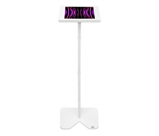 Soporte de suelo para iPad Fino Curved LED para iPad Air/Pro de 11 pulgadas 2024 - blanco