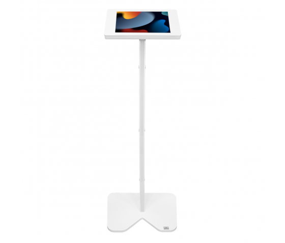 iPad vloerstandaard Fino Curved LED voor iPad 10.2 & 10.5 – wit