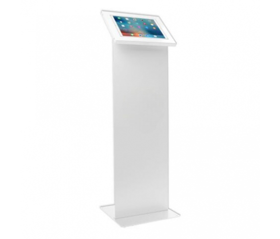 Supporto da pavimento con display Securo M per tablet da 9-11 pollici - bianco