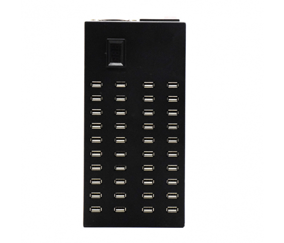 40 porte USB-A 8.5W opladningshub til bordopladning - LED-indikatorer