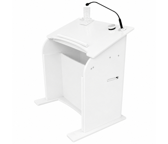 EQUAL wheelchair-accessible lectern - white