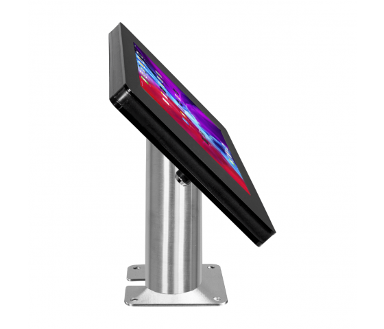Tablet-Tischständer Fino für Samsung Galaxy Tab A 10.5 - schwarz/Edelstahl 