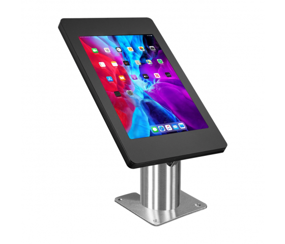 Soporte de mesa para iPad Fino iPad Mini 8,3 pulgadas - acero inoxidable/negro