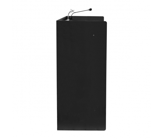 Plastic/wood lectern Poseidon - black