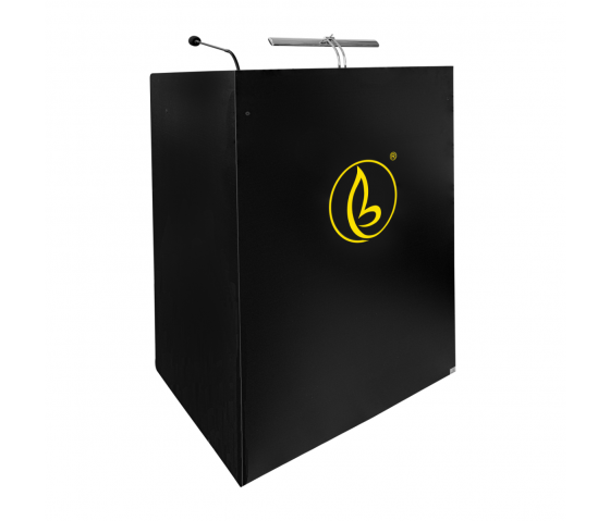 Plastic/wood lectern Poseidon - black