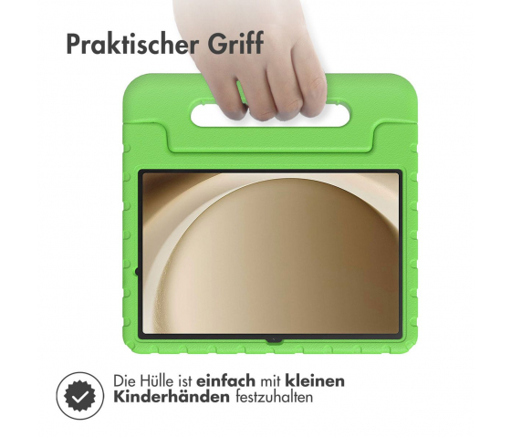 KidsCase tablethoes met handvat voor Samsung Galaxy Tab A9 Plus - Groen