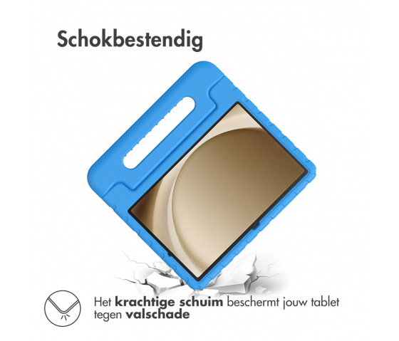 KidsCase tablethoes met handvat voor Samsung Galaxy Tab A9 Plus - Blauw