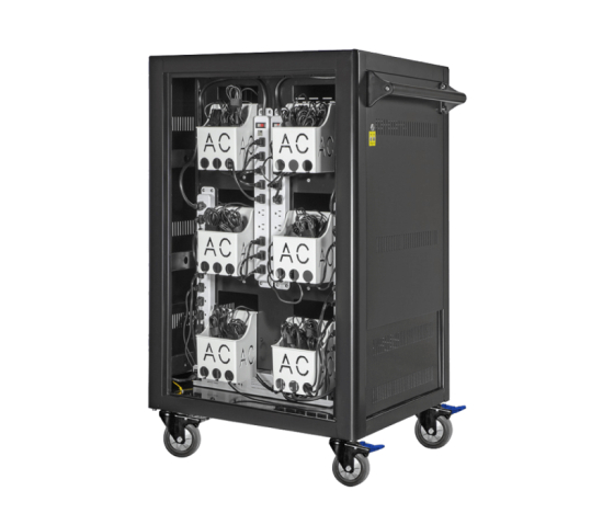  Oplaadkar AC-LITE 30 voor 30 laptops, Chromebooks of tablets - verwijderbare AC-adaptermandjes