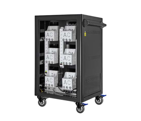  Oplaadkar AC-LITE 30 voor 30 laptops, Chromebooks of tablets - verwijderbare AC-adaptermandjes