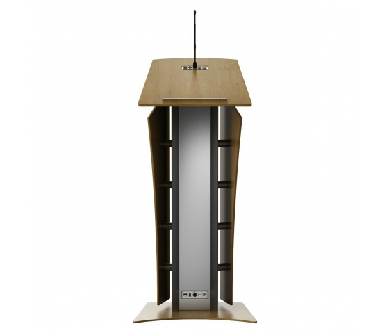 Metal/wood lectern Armagosa - oak colour