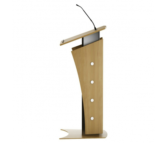 Metal/wood lectern Armagosa - oak colour