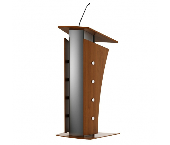 Metal/wood lectern Armagosa - cherry colour  