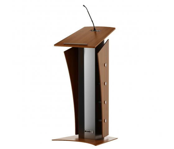 Metal/wood lectern Armagosa - cherry colour  