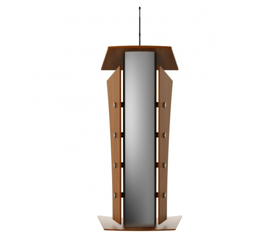 Metal/wood lectern Armagosa - cherry colour 