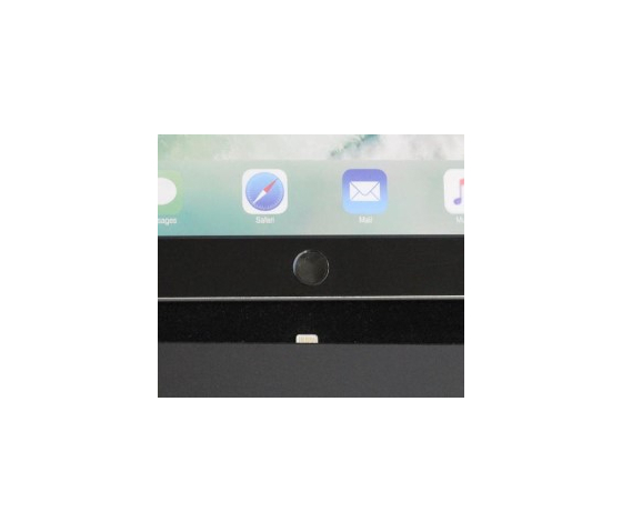 Supporto a parete Domo Slide per iPad 10,9 e 11 pollici - nero/acciaio inox