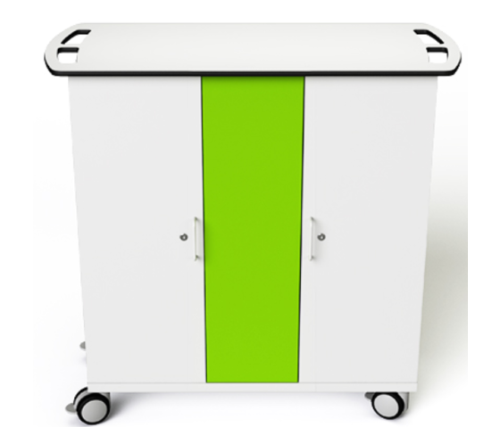 USB-C charging cart Zioxi CHRGTUC-TB-32-K for 32 tablets up to 10.5 inches - key lock