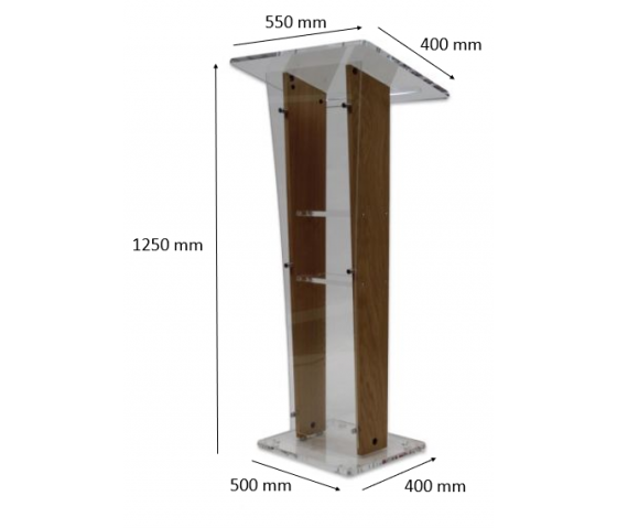 Amibilè Acrylic lectern - satin