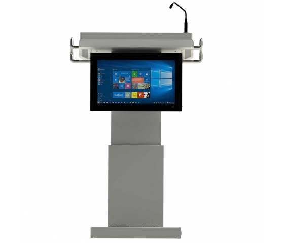 Height-adjustable digital lectern Barcelona