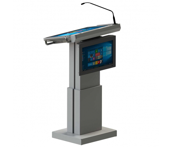 Height-adjustable digital lectern Barcelona