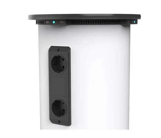 Wired Zioxi powerHub Tower - 4 power outlets / 8 USB-C ports