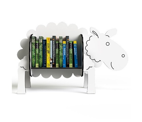 Book Shredder Bookcase Sheep