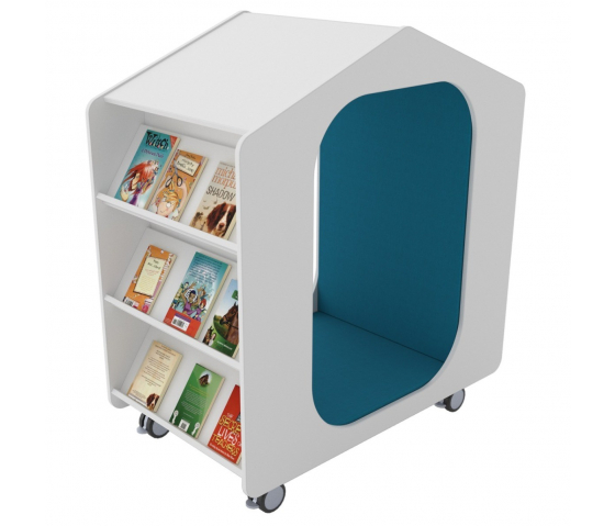 BookHut bookcase and reading spot - white