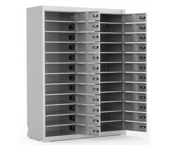 Armadietto di ricarica BR24 per 24 dispositivi - serratura a combinazione