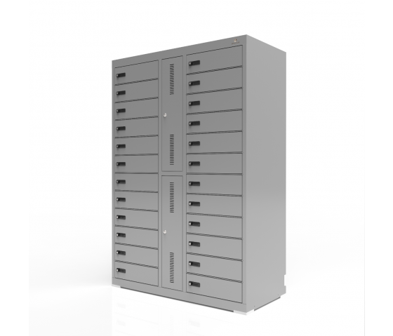 Armadietto di ricarica BR24 per 24 dispositivi - serratura a combinazione