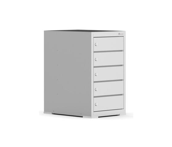 Tafelmodel laadlocker BR5KLDESK voor 5 apparaten - sleutelslot