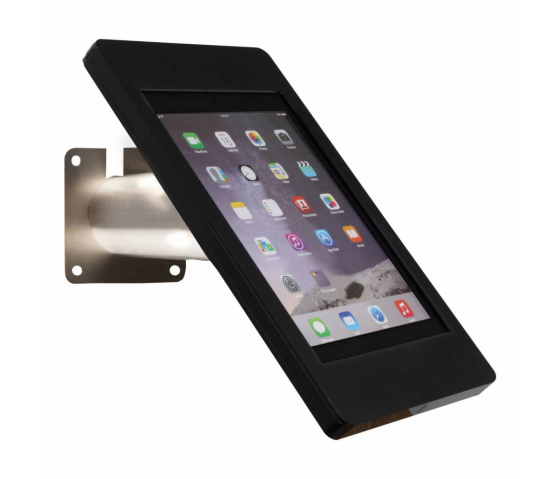 Soporte de pared Fino para iPad Mini - negro/acero inoxidable 