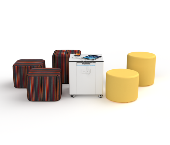 Rechargeable Zioxi powerHub Cube - 4 outlets / 4x USB-A / 4x USB-C PD 60W connections - 3600 Wh battery capacity