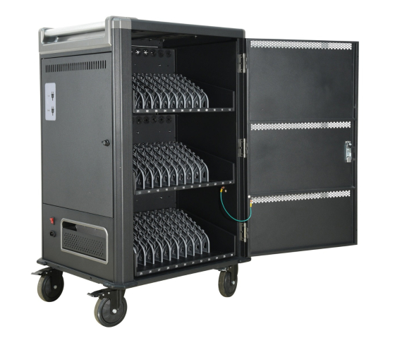 Demo model - BRV30 charging cart for 30 mobile devices up to 16 inches - power strip