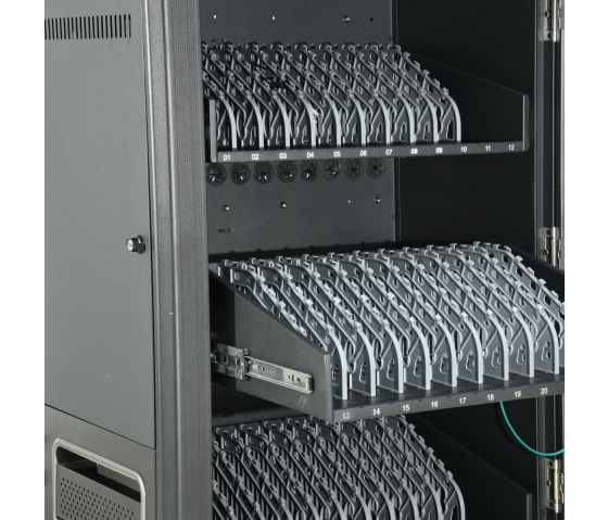 Demo model - BRV30 charging cart for 30 mobile devices up to 16 inches - power strip
