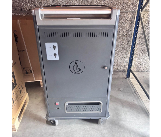 Demo model - BRV30 charging cart for 30 mobile devices up to 16 inches - power strip