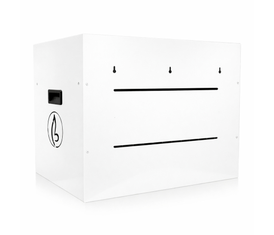 BRVDC16 USB-C Charging cabinet for 16 mobile devices up to 17 inches - white