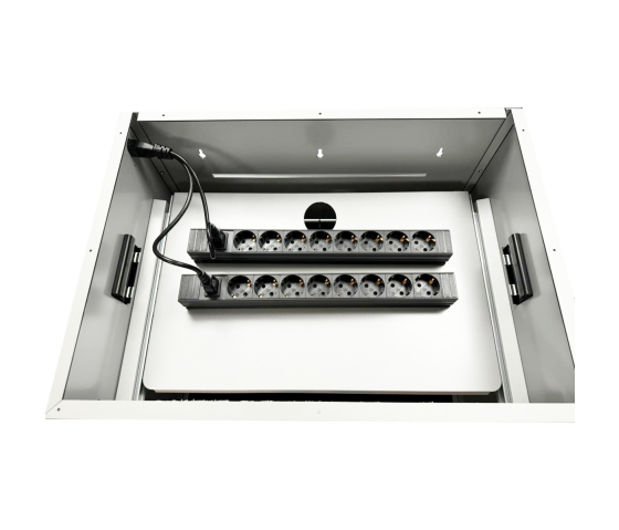 BRVD16 Charging cabinet for 16 mobile devices up to 17 inches - white - socket