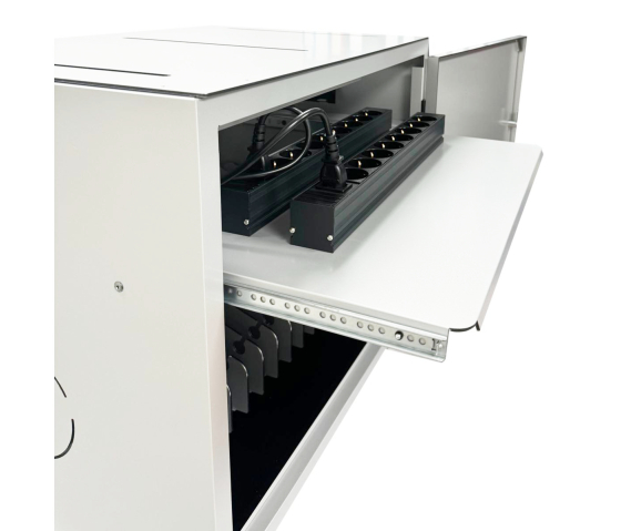 BRVD16 Charging cabinet for 16 mobile devices up to 17 inches - white - socket