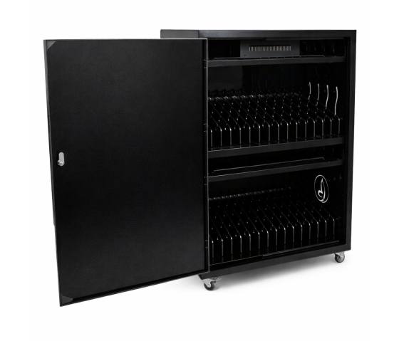 Carro de carga BRVD32 para 32 dispositivos móviles de hasta 17 pulgadas - negro - regleta eléctrica