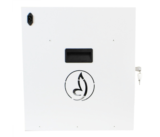 BRVDC6 USB-C charging cabinet for 6 mobile devices up to 17 inches - white