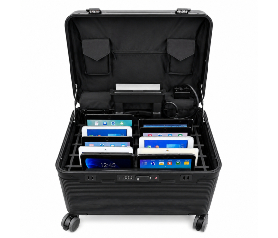 Bravour® BRVK10 Charge & Sync laadkoffer voor 10 iPads & tablets t/m 13 inch - inclusief USB-C kabels